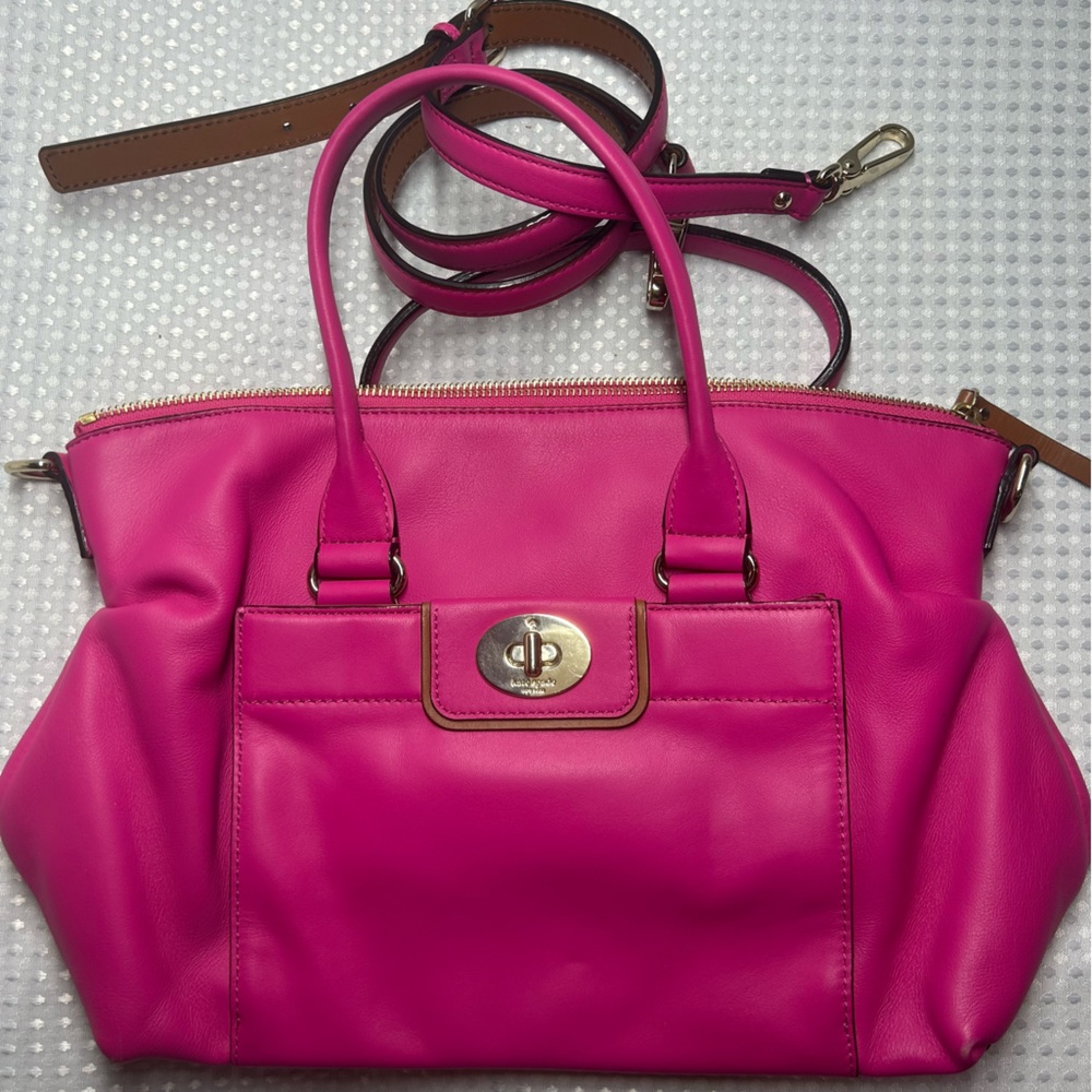 Kate Spade Hamptons Janie Leather Tote with Gold Accents! NWOT!